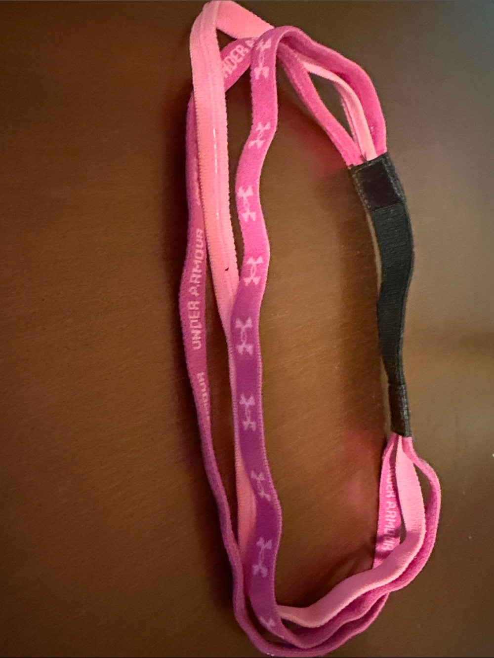 Under Armour Pink Triple Elastic Sport Headbands